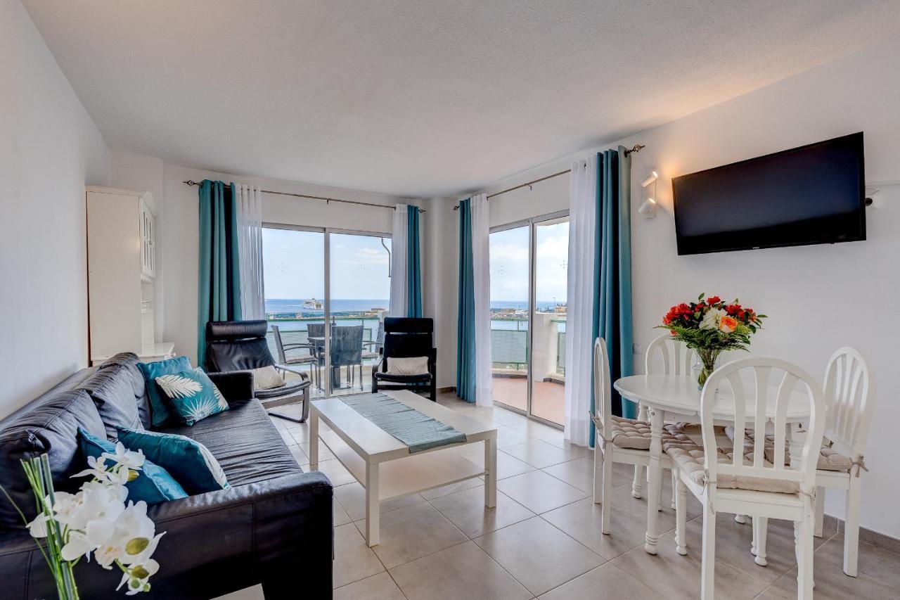 Frontline Ocean View Apartment Los Cristianos لوس كريستيانوس المظهر الخارجي الصورة